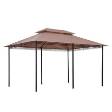 Load image into Gallery viewer, 10'x13' Outdoor 2-Tier Vented Canopy Steel Gazebo
