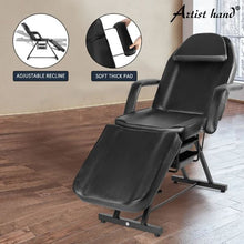 Load image into Gallery viewer, Black Recliner Massage Table Salon Tattoo Chair Facial Lash Bed w/Storage Boxes