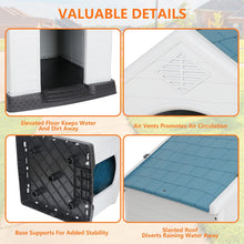 Load image into Gallery viewer, Dog House Shelter Easy to Assemble Perfect for Backyards All-Weather Design