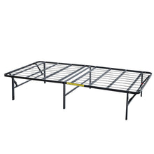 Load image into Gallery viewer, 14" Strong Twin High Profile Modern Folding Platform Metal Bed Frame Mattress Foundation Fold