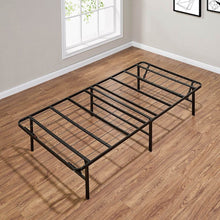 Load image into Gallery viewer, 14" Strong Twin High Profile Modern Folding Platform Metal Bed Frame Mattress Foundation Fold