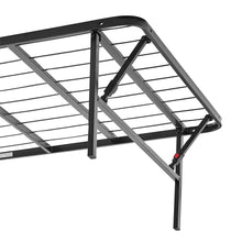 Load image into Gallery viewer, 14" Strong Twin High Profile Modern Folding Platform Metal Bed Frame Mattress Foundation Fold