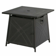 Load image into Gallery viewer, 28" Square Outdoor Patio Propane Gas Fire Pit Table 50,000BTU