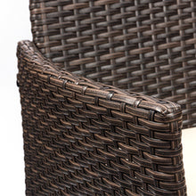 Load image into Gallery viewer, Gorgeous 3 Piece Patio Porch Furniture Set Rattan Wicker Chairs with Table