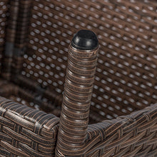 Load image into Gallery viewer, Gorgeous 3 Piece Patio Porch Furniture Set Rattan Wicker Chairs with Table