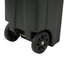 Load image into Gallery viewer, 32 Gal. Green Trash Sealed Stop Bar Journals Can with Wheels and Attached Lid