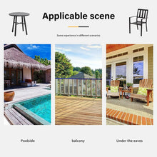 Load image into Gallery viewer, NEW! 3pc Outdoor Bistro Set, All Weather Metal Frame Table and Chairs, Patio Furniture Dining Set