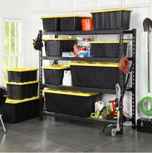 Load image into Gallery viewer, Hefty 4-Tier Heavy Duty Steel Garage Storage Shelving