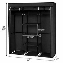 Load image into Gallery viewer, High Quality 69" Portable Closet Wardrobe Clothes Storage Organizer with Shelves