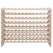 Load image into Gallery viewer, 96 Bottles Holder Wine Rack Stackable Storage 8 Tier Solid Wood Display Shelves