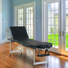 Load image into Gallery viewer, Mobile 84"L Aluminum Massage Table Bed, Carry Case, 3 Fold, Health Beauty SPA