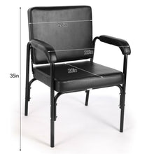 Load image into Gallery viewer, Black Auto Recline Barber Chair Salon Shampoo Styling Hair Spa Beauty Equipment