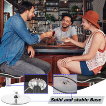 Load image into Gallery viewer, Set of 2 Bar Stools Black PU Leather Modern Hydraulic Swivel Dinning Chair