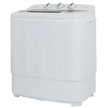 Load image into Gallery viewer, Compact Portable Washer/Dryer with Mini Washing Machine and Spin Dryer, White