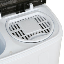 Load image into Gallery viewer, Compact Portable Washer/Dryer with Mini Washing Machine and Spin Dryer, White