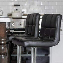 Load image into Gallery viewer, Elegant Counter Height Bar Stools Set, Leather, Swivel Bar Stools for Kitchen Chair