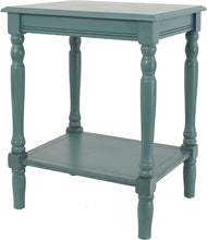 Load image into Gallery viewer, Set of 2, End Side Table, Antique Iced Blue, 24 x 19.5 x 15.75