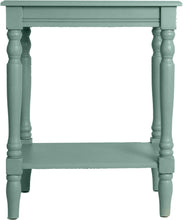 Load image into Gallery viewer, Set of 2, End Side Table, Antique Iced Blue, 24 x 19.5 x 15.75