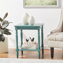 Load image into Gallery viewer, Set of 2, End Side Table, Antique Iced Blue, 24 x 19.5 x 15.75