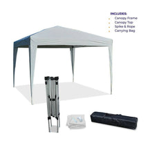 Load image into Gallery viewer, 10'x10' EZ Pop Up Canopy Outdoor Dressed Leg Wedding Party Tent Folding Gazebo