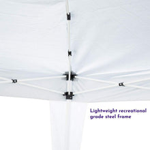 Load image into Gallery viewer, 10'x10' EZ Pop Up Canopy Outdoor Dressed Leg Wedding Party Tent Folding Gazebo
