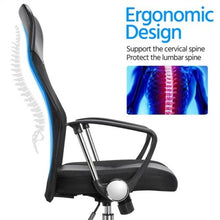 Load image into Gallery viewer, Ergonomic High Back Mesh Chair, Home Office Swivel Task Chair, Black