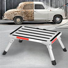 Load image into Gallery viewer, Folding Aluminum Platform Step Stool RV Camper Ladder