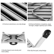 Load image into Gallery viewer, Folding Aluminum Platform Step Stool RV Camper Ladder