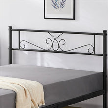 Load image into Gallery viewer, Graceful Scroll Iron Bed Metal-Framed Twin