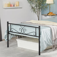 Load image into Gallery viewer, Graceful Scroll Iron Bed Metal-Framed Twin