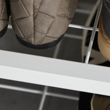 Load image into Gallery viewer, Sturdy Natural/White Hallway Tree Bench Organizer with 9 Coat Hooks Large Sitting Bench 3 Shelves