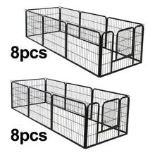 Load image into Gallery viewer, NEW! Heavy Duty 24-Inch 16 Panels Dog Cat Metal Kennel Playpen Exercise Fence Safe for Pets