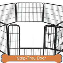 Load image into Gallery viewer, NEW! Heavy Duty 24-Inch 16 Panels Dog Cat Metal Kennel Playpen Exercise Fence Safe for Pets