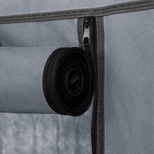 Load image into Gallery viewer, High Quality 7 Tier Double Row Shoe Rack Portable Storage Cabinet Organizer Gray