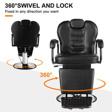 Load image into Gallery viewer, Reclining All Purpose Hydraulic Recline Barber Chair Salon Beauty Spa Heavy Duty Equipment