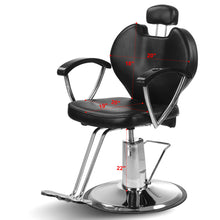 Load image into Gallery viewer, Stylish Hydraulic Reclining Salon and Barber Chair