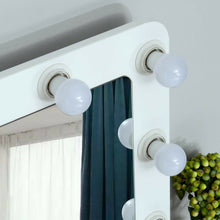 Load image into Gallery viewer, Vanity Set with 10 LED Lighted Mirror Makeup Dressing Table Dresser Desk 2 Drawers