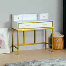 Load image into Gallery viewer, Vanity Set with 10 LED Lighted Mirror Makeup Dressing Table Dresser Desk 2 Drawers