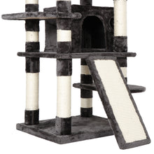 Load image into Gallery viewer, 67 Inches Multi-Level Cat Tree Cat Tower Condo Pet Play House for Large Cats