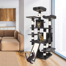 Load image into Gallery viewer, 67 Inches Multi-Level Cat Tree Cat Tower Condo Pet Play House for Large Cats