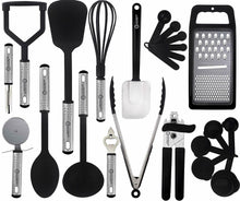 Load image into Gallery viewer, 23 Piece Kitchen Utensils Set Cooking Tools - Nylon, Stainless Steel, Heat Resistant