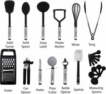 Load image into Gallery viewer, 23 Piece Kitchen Utensils Set Cooking Tools - Nylon, Stainless Steel, Heat Resistant