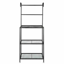 Load image into Gallery viewer, Bakers Rack 4-Tier Kitchen Microwave Stand Storage Cart Workstation Shelf Organizer Spice Rack