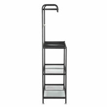 Load image into Gallery viewer, Bakers Rack 4-Tier Kitchen Microwave Stand Storage Cart Workstation Shelf Organizer Spice Rack