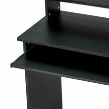 Load image into Gallery viewer, Home Office Computer Desk Workstation, Black Wood