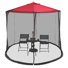 Load image into Gallery viewer, 9/10-Ft Umbrella Screen Cover to Repel Mosquitos and Bugs