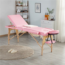 Load image into Gallery viewer, NEW! 84" Portable Massage Table 3 Fold Adjustable Facial Spa Salon Bed Lashing Table