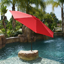 Load image into Gallery viewer, 9-Foot Crank to Open Outdoor Umbrella UV resistant Water Repellent Cover Shade