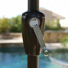 Load image into Gallery viewer, 9-Foot Crank to Open Outdoor Umbrella UV resistant Water Repellent Cover Shade