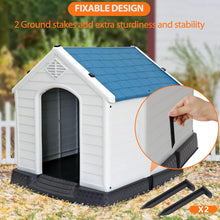 Load image into Gallery viewer, Dog House Shelter Easy to Assemble Perfect for Backyards All-Weather Design
